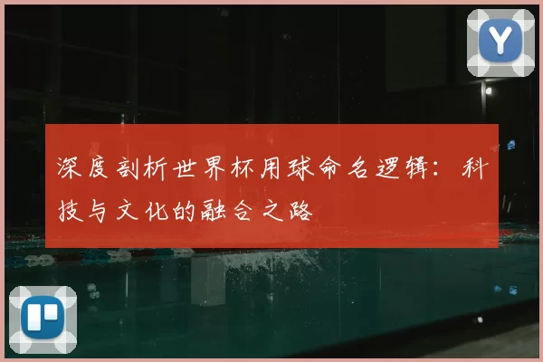深度剖析世界杯用球命名逻辑：科技与文化的融合之路