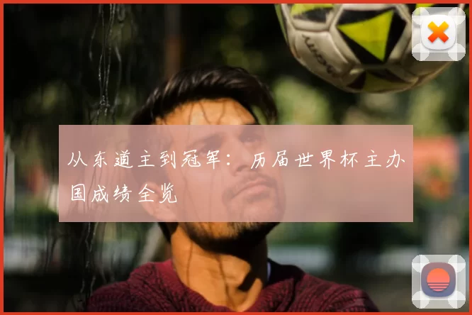 从东道主到冠军:历届世界杯主办国成绩全览